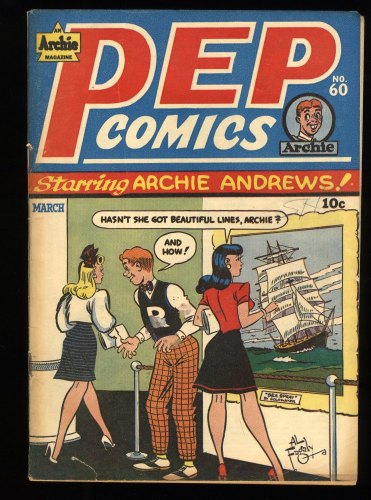 Pep Comics #60 VG/FN 5.0 Masquerade Monkeyshines! Al  Fagaly Art!