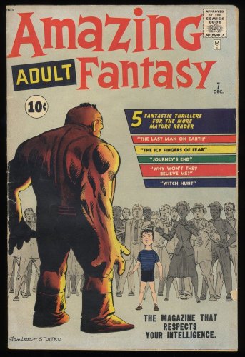 Cover Scan: Amazing Adult Fantasy #7 FN- 5.5 Marvel Silver Age! Stan Lee! Steve Ditko! - Item ID #231128