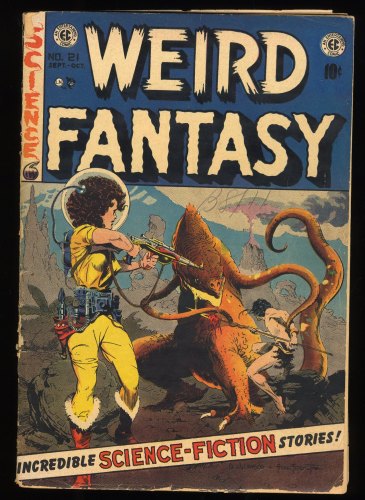 Cover Scan: Weird Fantasy #21 GD+ 2.5 My Home! Frazetta Cover! Al Williamson Art! - Item ID #231300