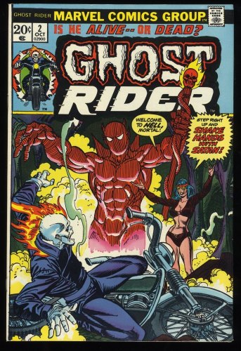 Ghost Rider #2 VF/NM 9.0 1st Appearance Daimon  Hellstorm!