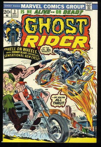 Cover Scan: Ghost Rider #3 VF- 7.5 Hell on Wheels! Stan Lee! - Item ID #231480