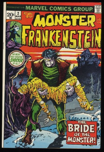 Cover Scan: Frankenstein #2 NM- 9.2 Bride of the Monster! 1st App of Bride! - Item ID #231493