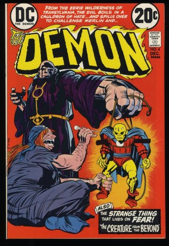 Demon #4 NM- 9.2 Creature from the Beyond! Jack Kirby Cover Art!