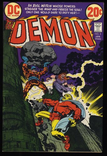 Demon #5 NM 9.4 Merlin's Word, Demon's Wrath! Jack Kirby Cover Art!