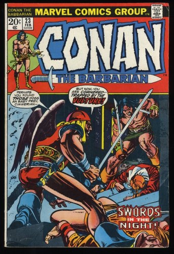 Conan The Barbarian #23 FN 6.0 1st Red Sonja Gil Kane Cover!