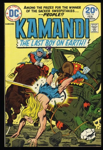 Cover Scan: Kamandi, The Last Boy on Earth #14 NM+ 9.6 Winner Take All! Jack Kirby! - Item ID #233330