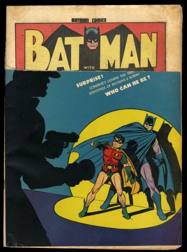 Cover Scan: Batman #16 P 0.5 Unrestored Interior is Complete! 1st Appearance Origin Alfred! - Item ID #234181