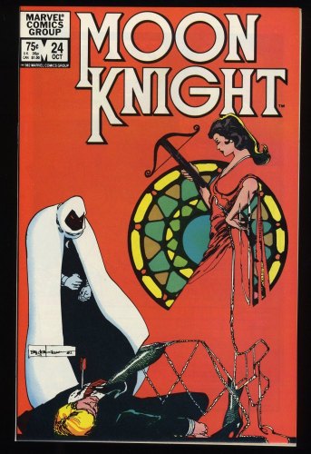 Moon Knight #24 NM+ 9.6 Scarlet in Moonlight! Bill Sienkiewicz Cover!