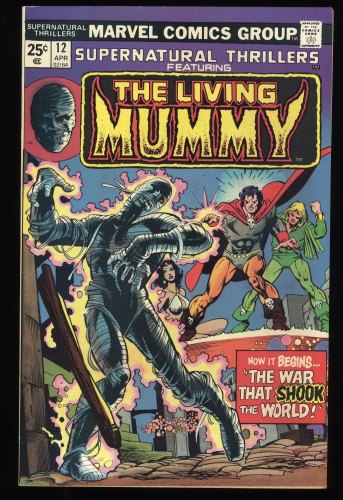 Cover Scan: Supernatural Thrillers #12 NM- 9.2 Living Mummy Gil Kane! - Item ID #234464