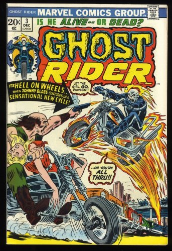 Ghost Rider #3 FN+ 6.5 Hell on Wheels! Stan Lee!
