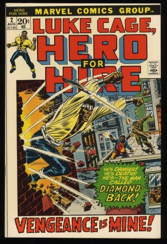 Cover Scan: Hero For Hire #2 VF 8.0 1st Appearance Claire Temple! 2nd Luke Cage! - Item ID #235809