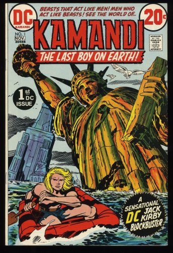 Cover Scan: Kamandi, The Last Boy on Earth #1 VF- 7.5 1st App Kamandi! Origin! - Item ID #235825