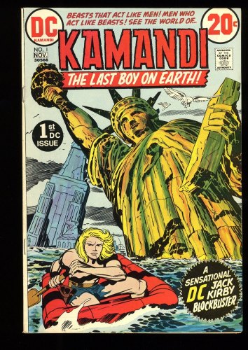 Cover Scan: Kamandi, The Last Boy on Earth #1 VF 8.0 1st App Kamandi! Origin! - Item ID #235843