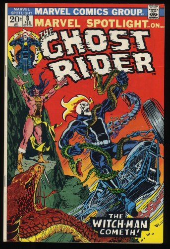 Marvel Spotlight #8 VF 8.0 Ghost Rider Appearance 1st Snake-Dance!