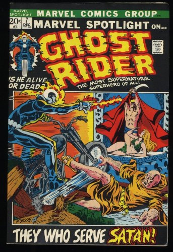 Marvel Spotlight #7 FN/VF 7.0 3rd Appearance Ghost Rider!  Mike Ploog Art!