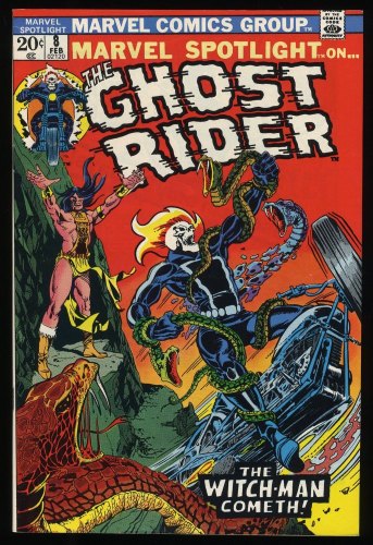 Marvel Spotlight #8 VF+ 8.5 Ghost Rider Appearance 1st Snake-Dance!