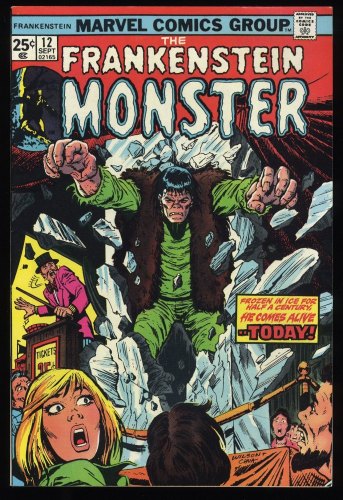 Frankenstein #12 NM- 9.2 Cold and Lasting Tomb! Ron Wilson Cover!