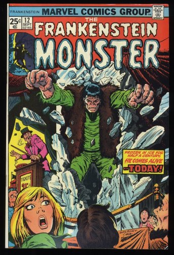 Cover Scan: Frankenstein #12 NM- 9.2 Cold and Lasting Tomb! Ron Wilson Cover! - Item ID #236070