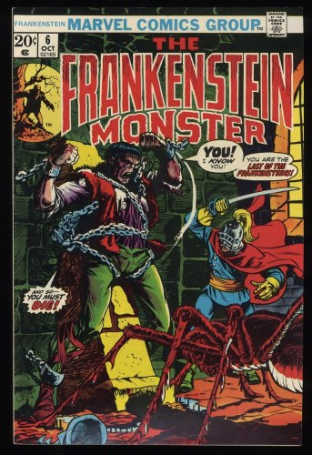 Frankenstein #6 NM- 9.2 In Search of the Last Frankenstein! Mike Ploog Cover!