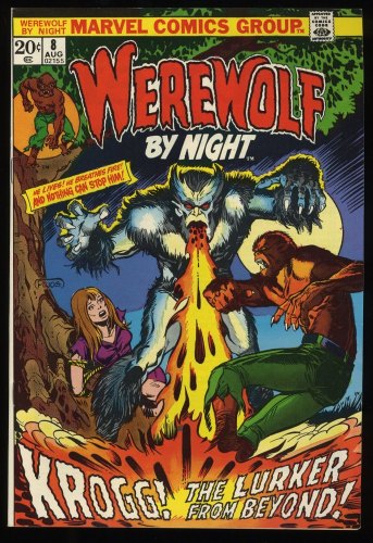 Werewolf By Night #8 NM- 9.2  Lurker Behind The Door! Mike Ploog Cover Art!