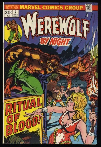 Werewolf By Night #7 NM- 9.2 Ritual of Blood! Mike Ploog Cover Art!