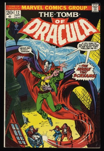 Tomb Of Dracula #12 VF- 7.5 2nd Appearance Blade! 1st App Saffron Caulder!