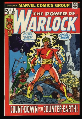 Warlock #2 VF+ 8.5 Count-Down for Counter-Earth! Gil Kane Cover!