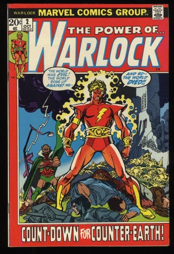Warlock #2 VF 8.0 Count-Down for Counter-Earth! Gil Kane Cover!