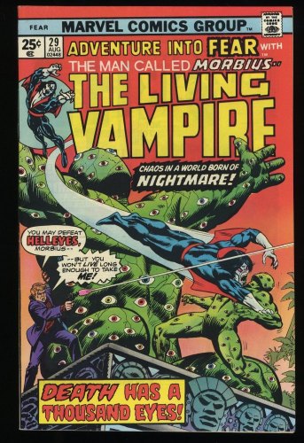 Cover Scan: Fear #29 NM- 9.2 Morbius! Through a Helleyes Darkly! Bob McLeod! - Item ID #237561