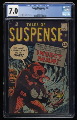 Tales Of Suspense #24 CGC FN/VF 7.0 Off White to White Ant-Man Prototype!