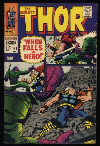 Thor #149 VF 8.0 2nd Wrecker! Origin Black Bolt! Inhumans! 