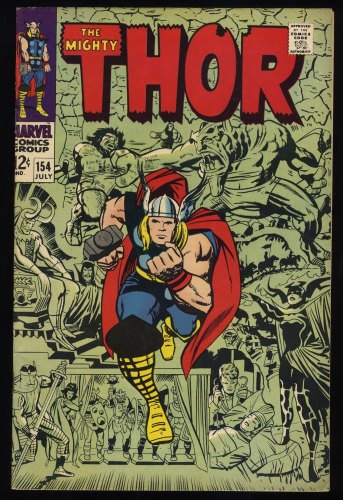 Cover Scan: Thor #154 VF 8.0 1st Appearance Mangog! - Item ID #239163