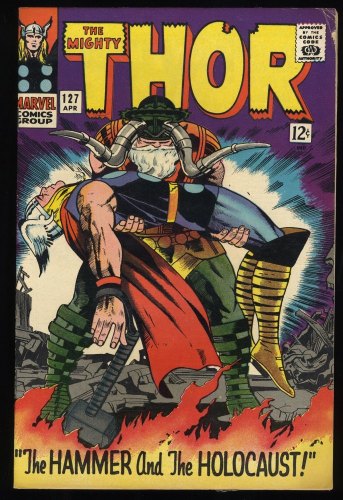 Cover Scan: Thor #127 FN/VF 7.0 1st Appearance Pluto! Hammer and Holocaust! Kirby Art! - Item ID #239167