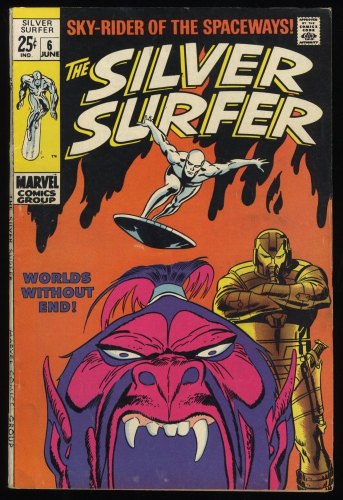 Silver Surfer #6 FN 6.0 Worlds without End! Stan Lee John Buscema!