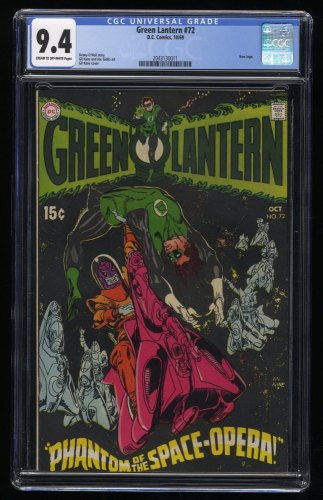 Cover Scan: Green Lantern #72 CGC NM 9.4 Gil Kane Cover! - Item ID #242124