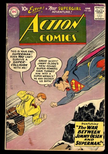 Action Comics #253 GD/VG 3.0 2nd Appearance Supergirl!