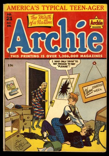 Cover Scan: Archie Comics #21 VG+ 4.5 Knots To You! Al Fagaly Bill Vigoda Cover Art! - Item ID #243039