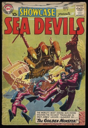 Showcase #27 VG/FN 5.0 1st Appearance Sea Devils! The Golden Monster!