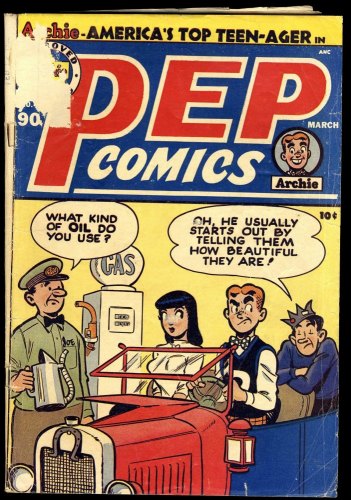 Cover Scan: Pep Comics #90 GD+ 2.5 Winter Carnival! Jughead! Joe Edwards Art! - Item ID #243082