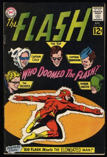 Flash #130 FN 6.0 1st Gauntlet of Super Villains!