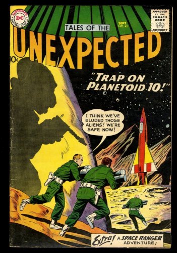 Cover Scan: Tales Of The Unexpected #41 FN- 5.5 2nd Appearance Space Ranger in title! - Item ID #243626