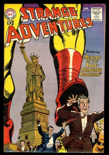 Strange Adventures #112 VF- 7.5 Menace of the Size-Changing Spaceman!