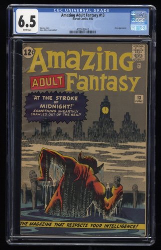 Cover Scan: Amazing Adult Fantasy #13 CGC FN+ 6.5 White Pages - Item ID #243731