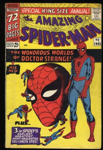 Amazing Spider-Man Annual #2 GD/VG 3.0 Dr. Strange Appearance!