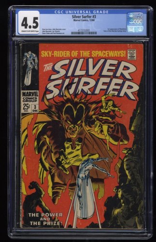 Silver Surfer (1968) #3 CGC VG+ 4.5 1st Appearance Mephisto! John Buscema!