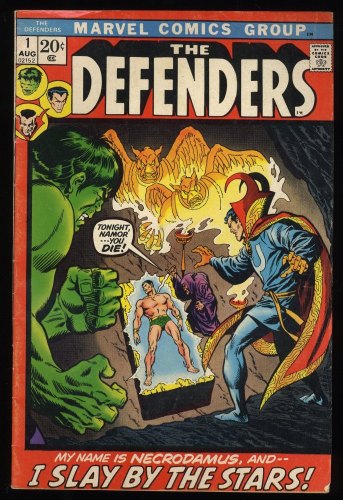 Defenders #1 VG/FN 5.0 Dr. Strange Incredible Hulk Namor Appearances!