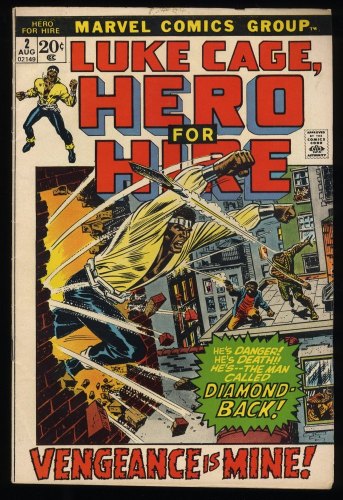 Hero For Hire #2 FN+ 6.5 1st Appearance Claire Temple! 2nd Luke Cage!
