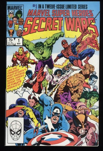 Cover Scan: Marvel Super-Heroes Secret Wars #1 NM+ 9.6 Mike Zeck Cover! War Begins! - Item ID #244959