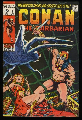 Conan The Barbarian #4 FN+ 6.5 Barry Windsor-Smith! Tower of the Elephant!
