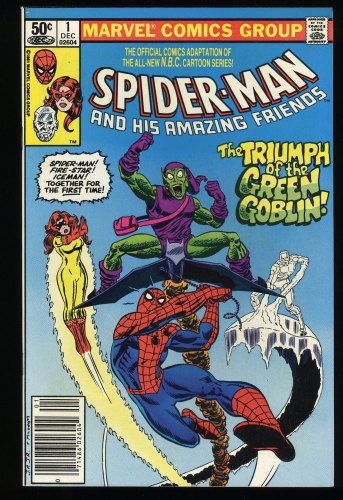Spider-man and His Amazing Friends #1 NM- 9.2 1st Firestar!
